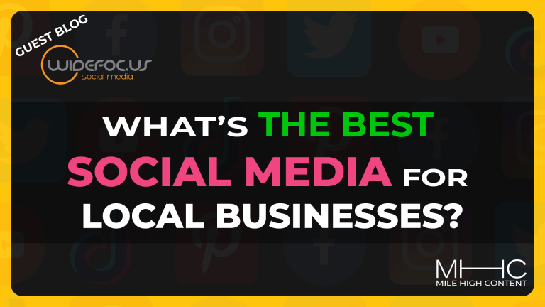 What's The Best Social Media For Local Businesses