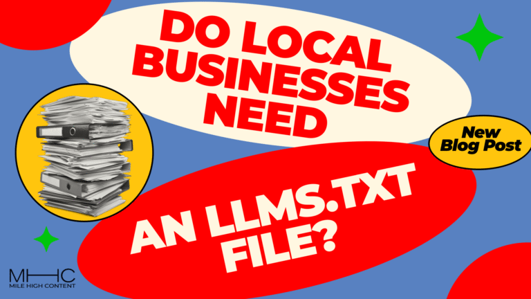 Do local businesses need an llms.txt file?